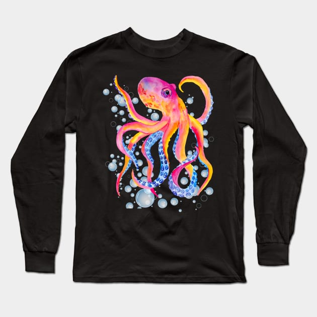 I just really Like octopus Cute animals Funny octopus cute baby outfit Cute Little octopi Long Sleeve T-Shirt by BoogieCreates